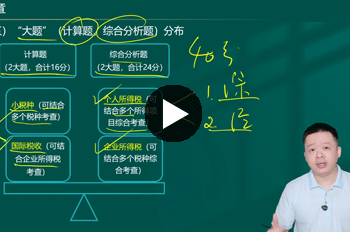 刘佳辉税务师税法（二）