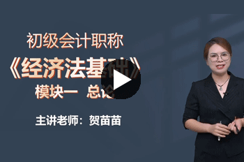 贺苗苗初级会计《经济法基础》